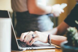 Performing online marketing at home