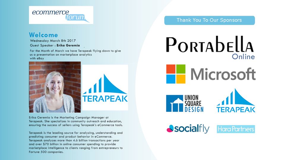 terapeak ecommerce forum presentation