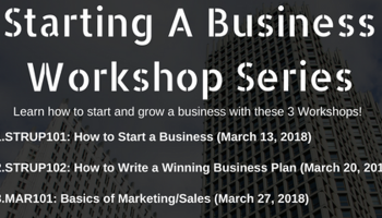 "Starting a Business" Workshop Series